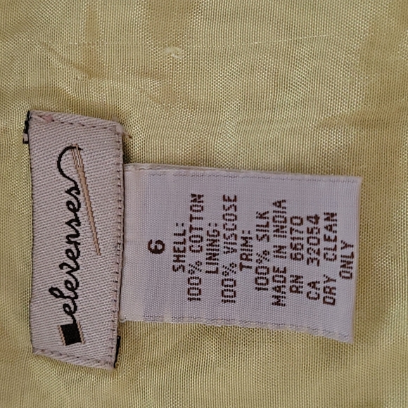 Elevenses Anthropologie 6 Women's A-Line Flare Skirt Lime Green Corduroy & Silk - Picture 2 of 9